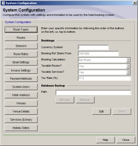 System Configuration